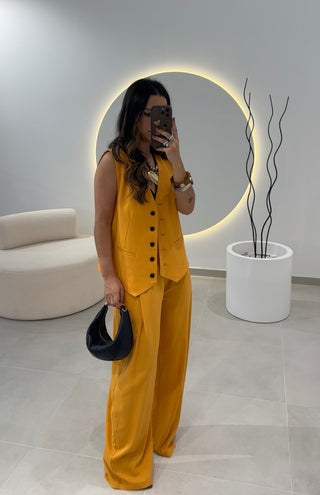 Calças Laranja Lumina