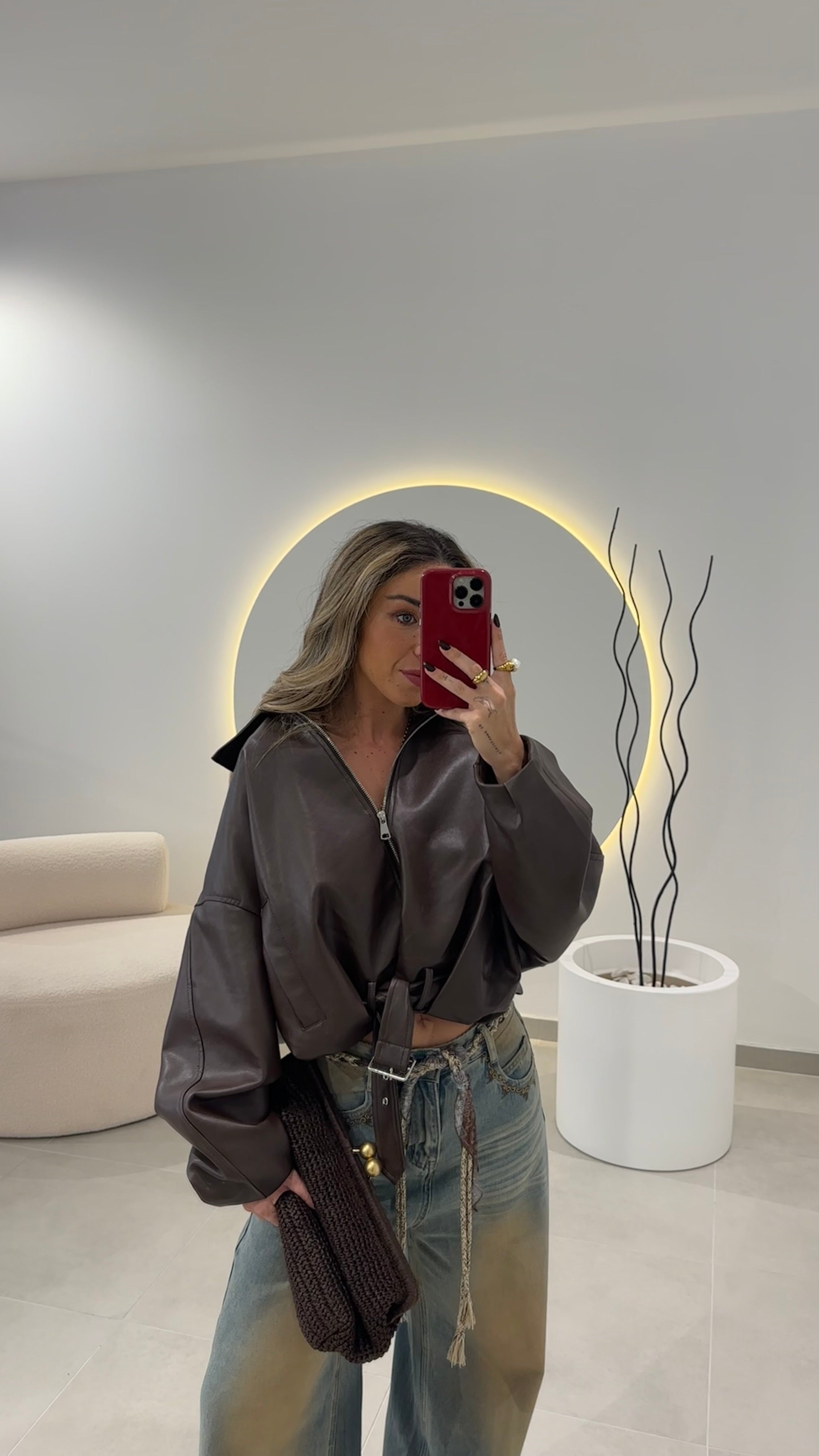 Oversized Brown Bomber