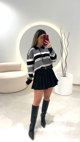 Mini Skirt with Belt