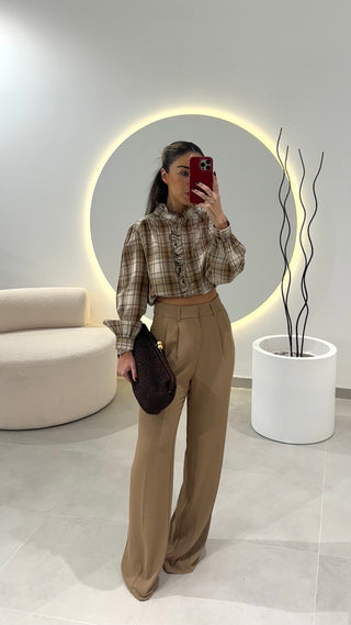 Romantic Checkered Shirt