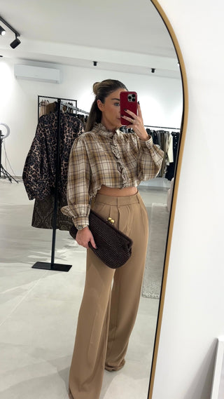 Romantic Checkered Shirt