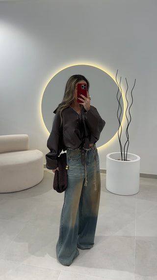 Oversized Brown Bomber