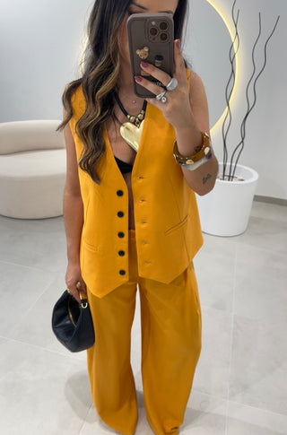 Calças Laranja Lumina