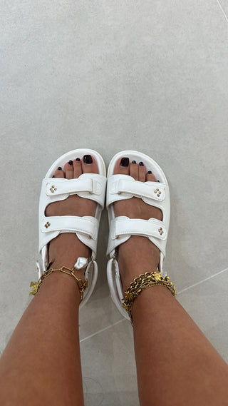 Sandália Rasa Branca