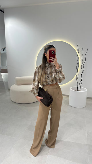 Romantic Checkered Shirt