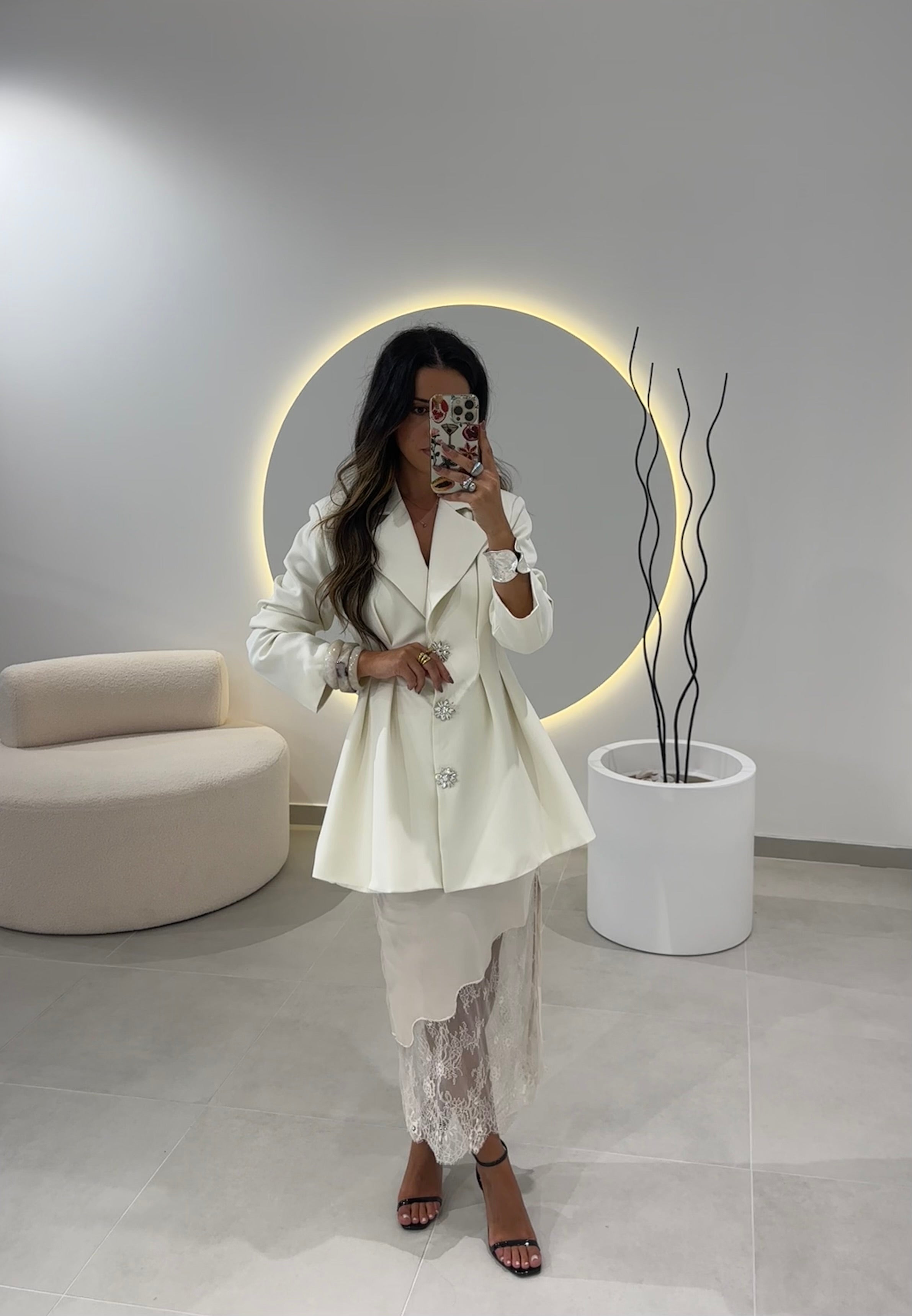 Fitted Jewel Blazer