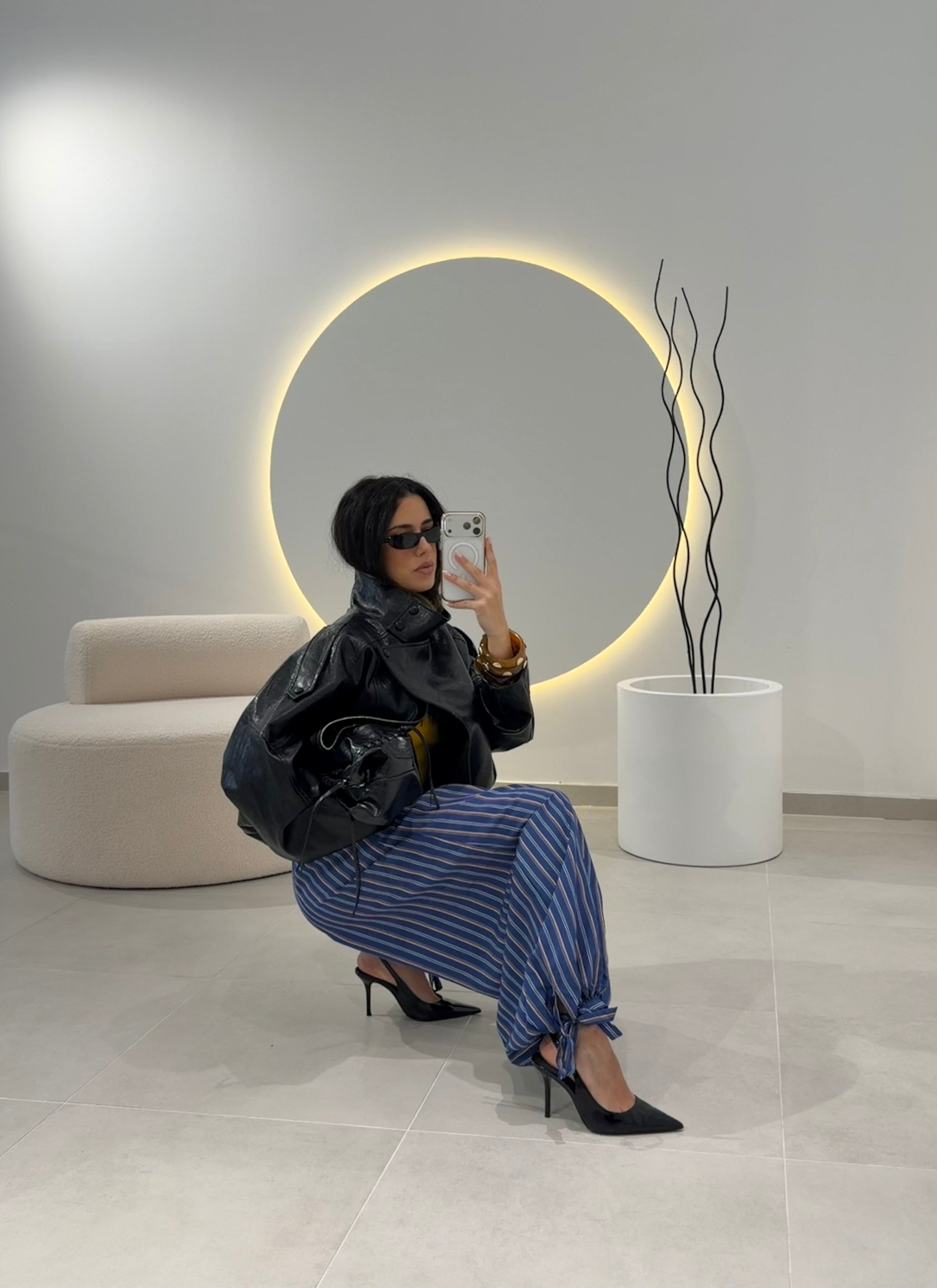 Stripes Bombacha Pants