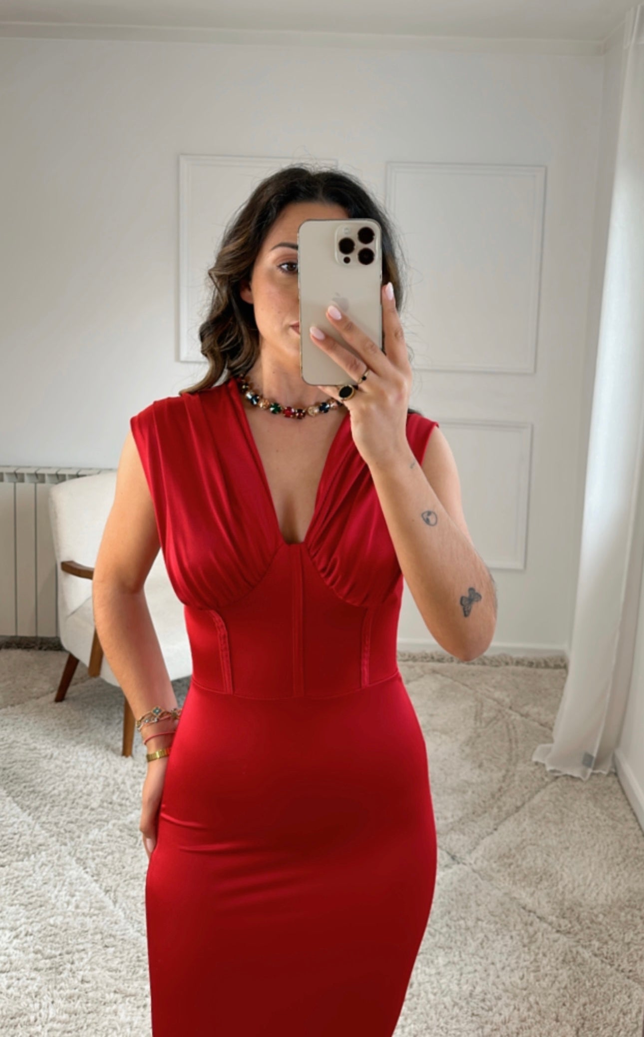 Vestido Cerimónia Vermelho