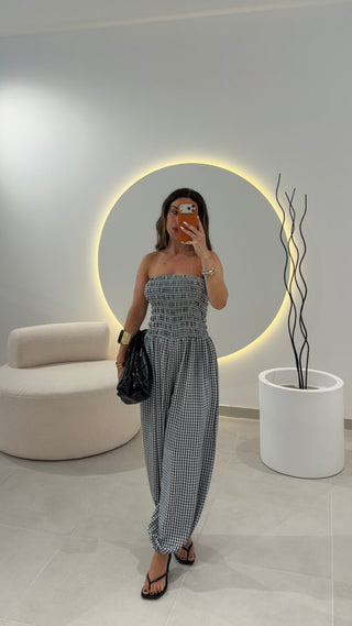 Vichy Black Jumpsuit