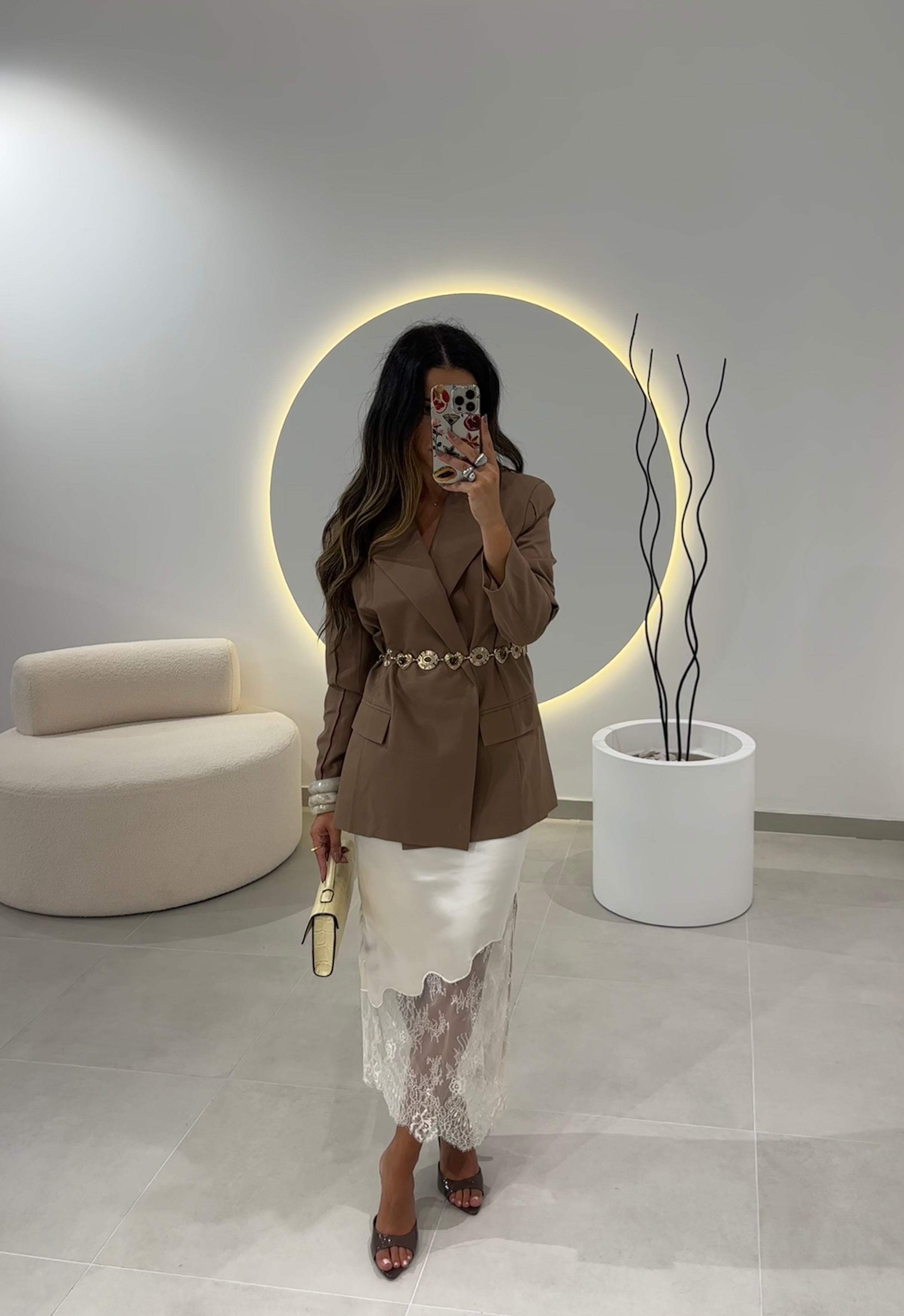 Blazer Toupe Lumina