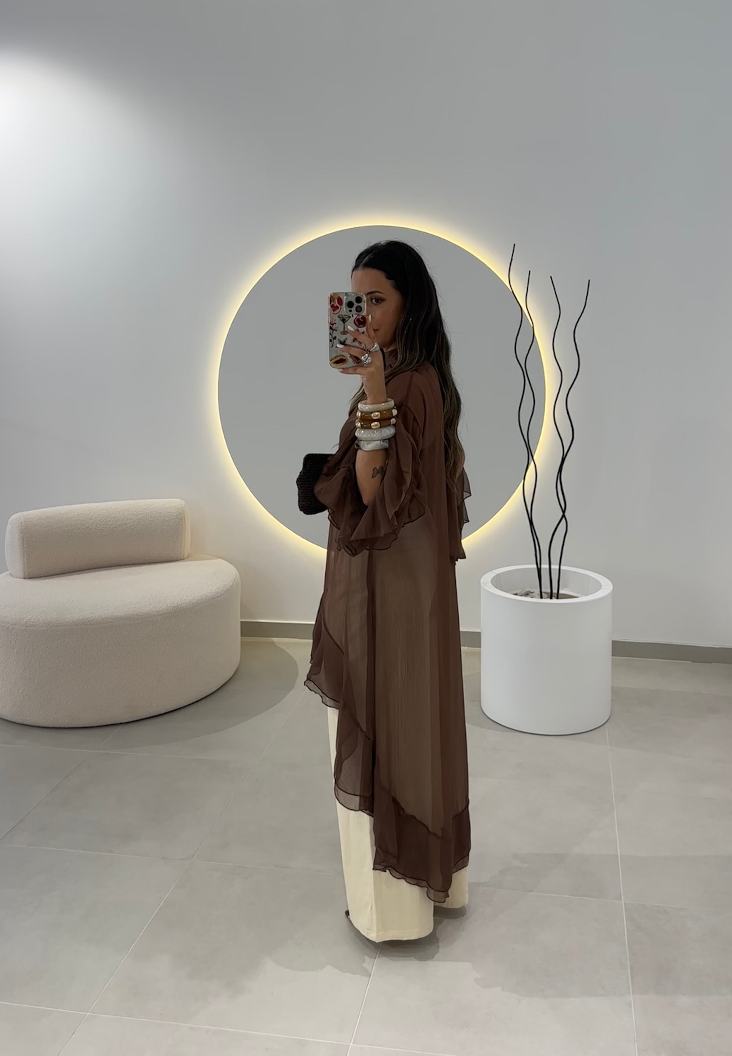 Brown Boho Dress