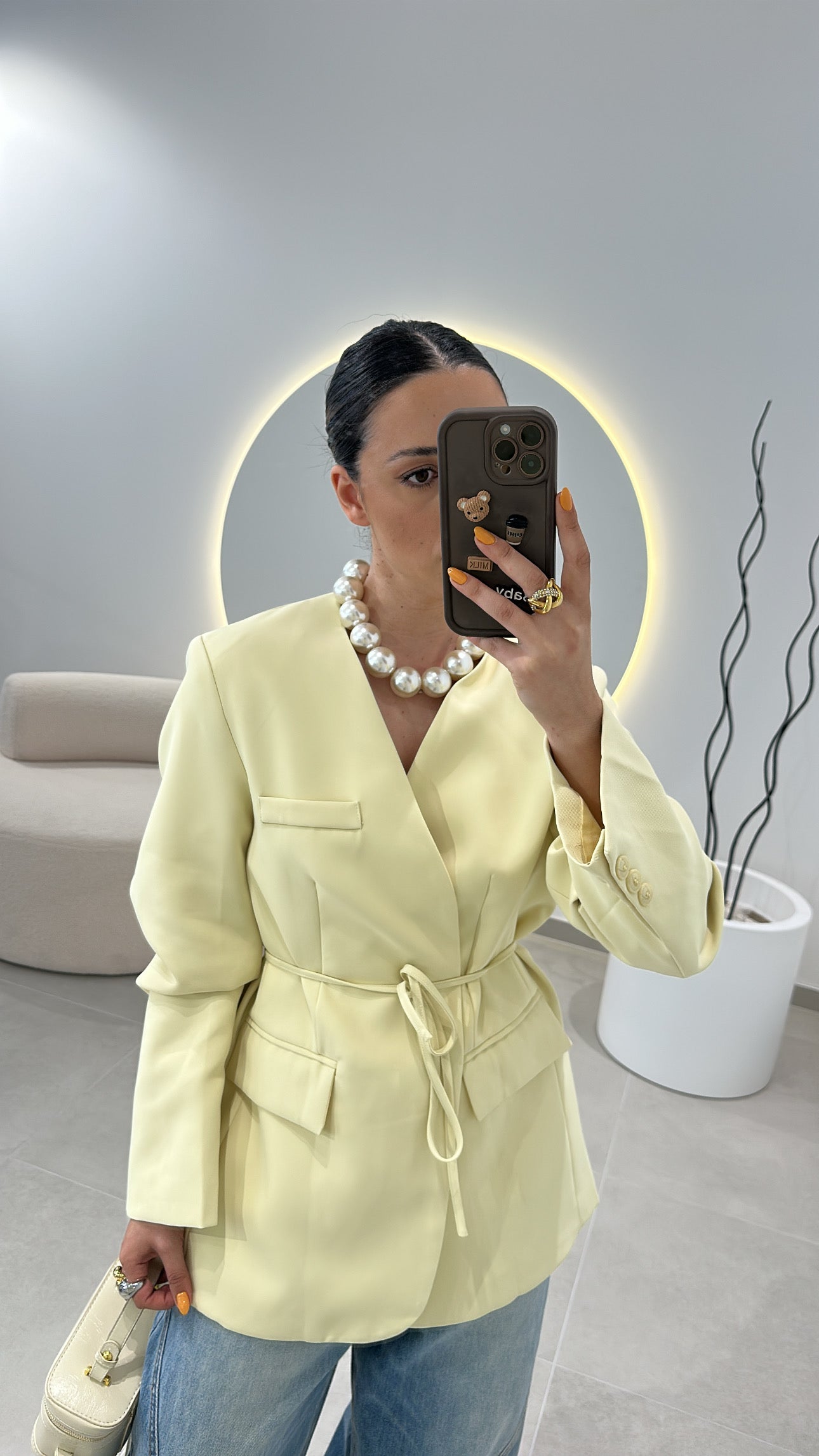 Blazer Basic Amarelo Manteiga