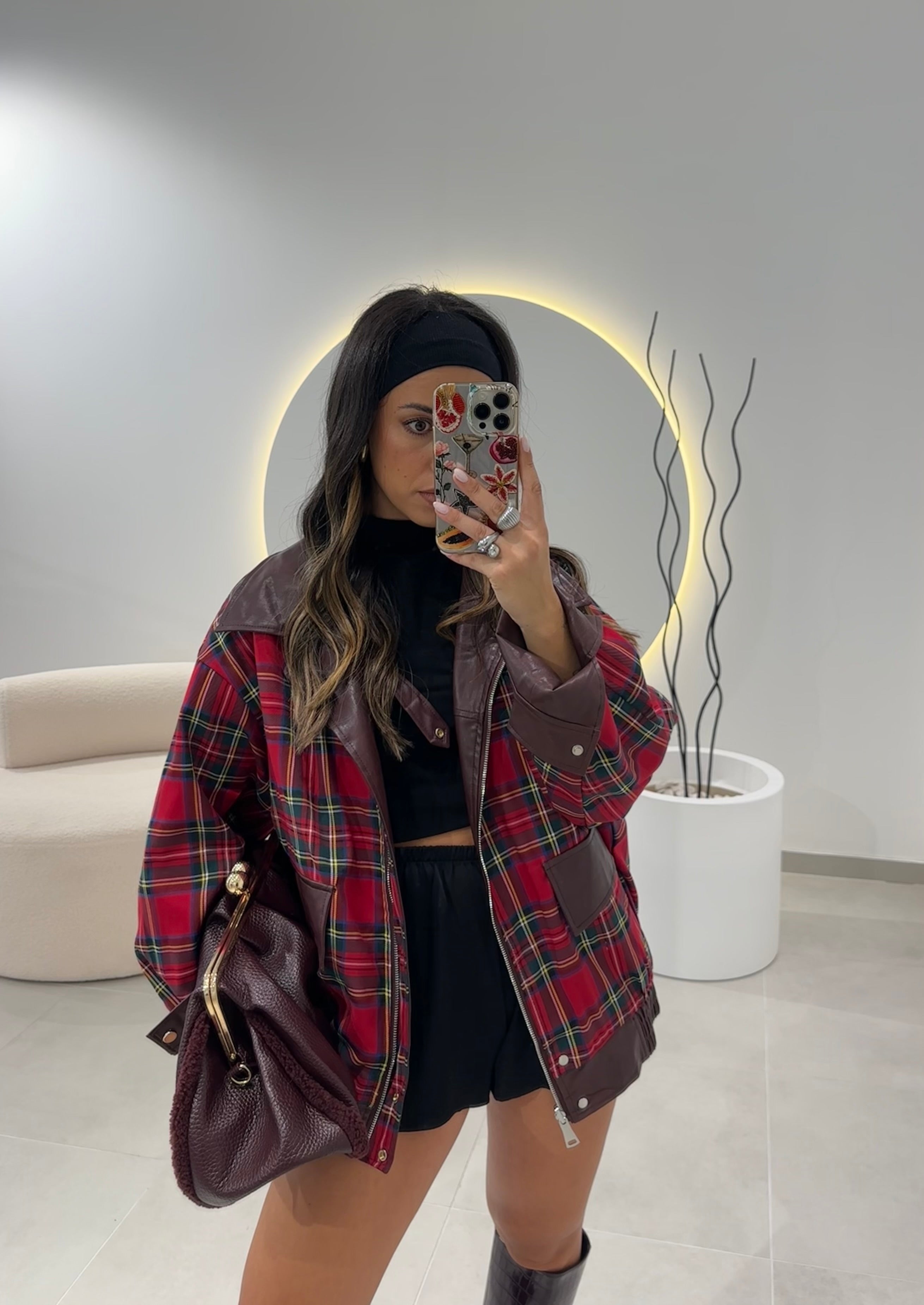 Reversible Bordeaux Biker