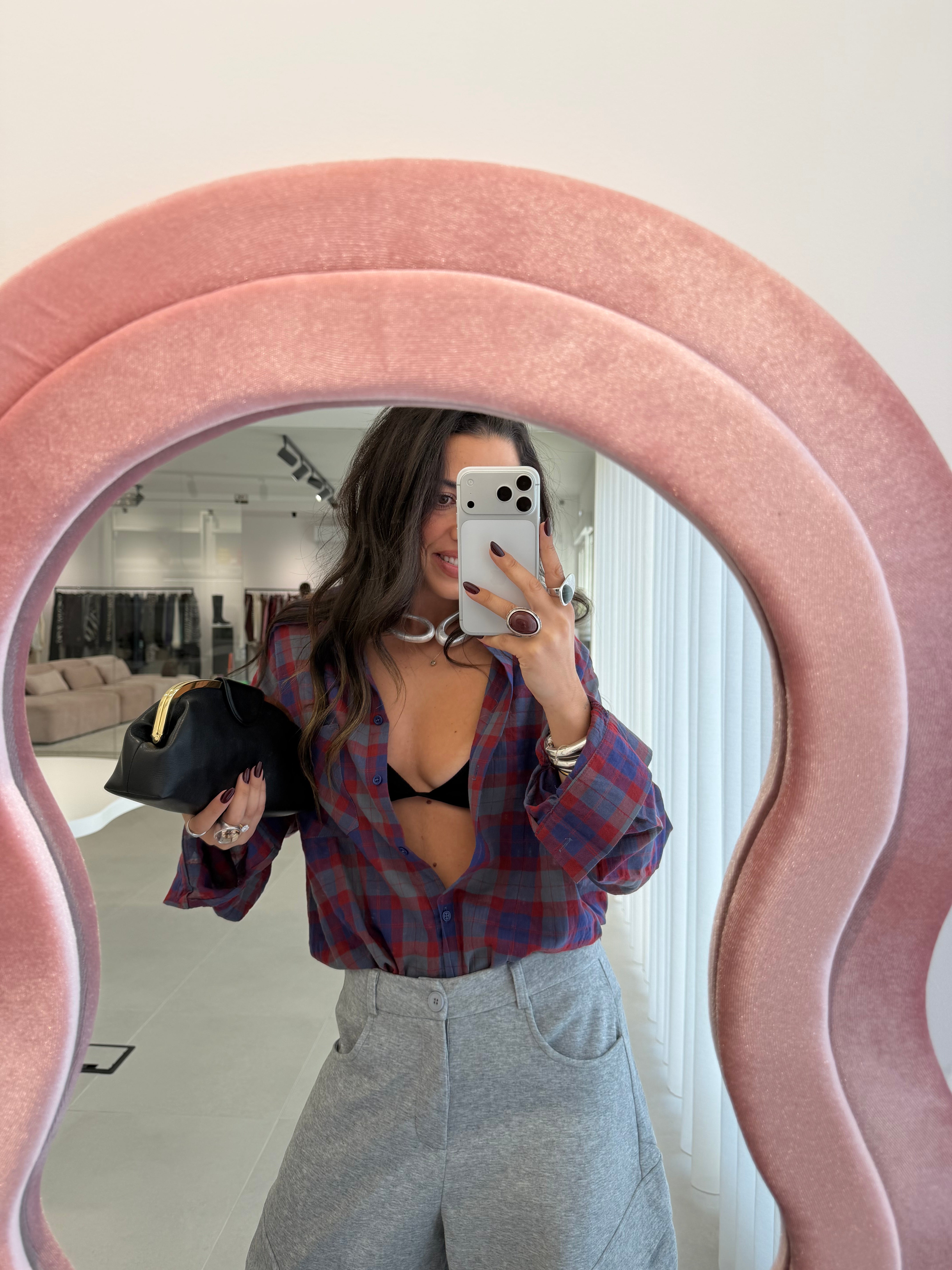 Red&Purple Plaid Shirt