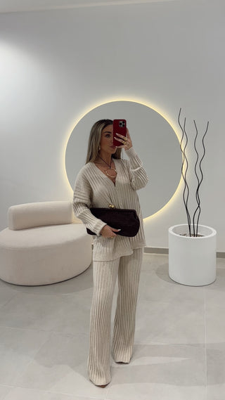 Soft Knit Beige Set