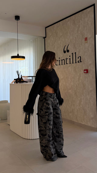 Black Feathers Sweatshirt