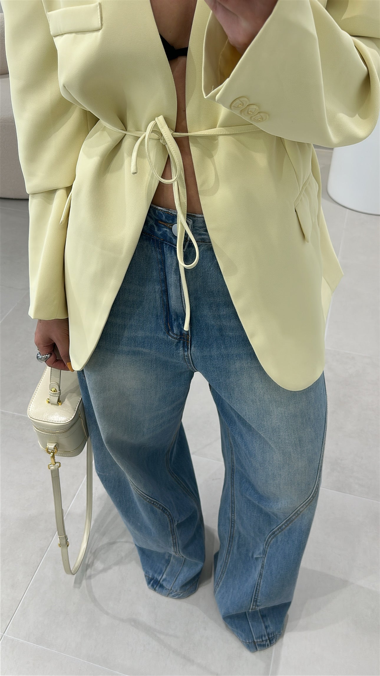 Blazer Basic Amarelo Manteiga