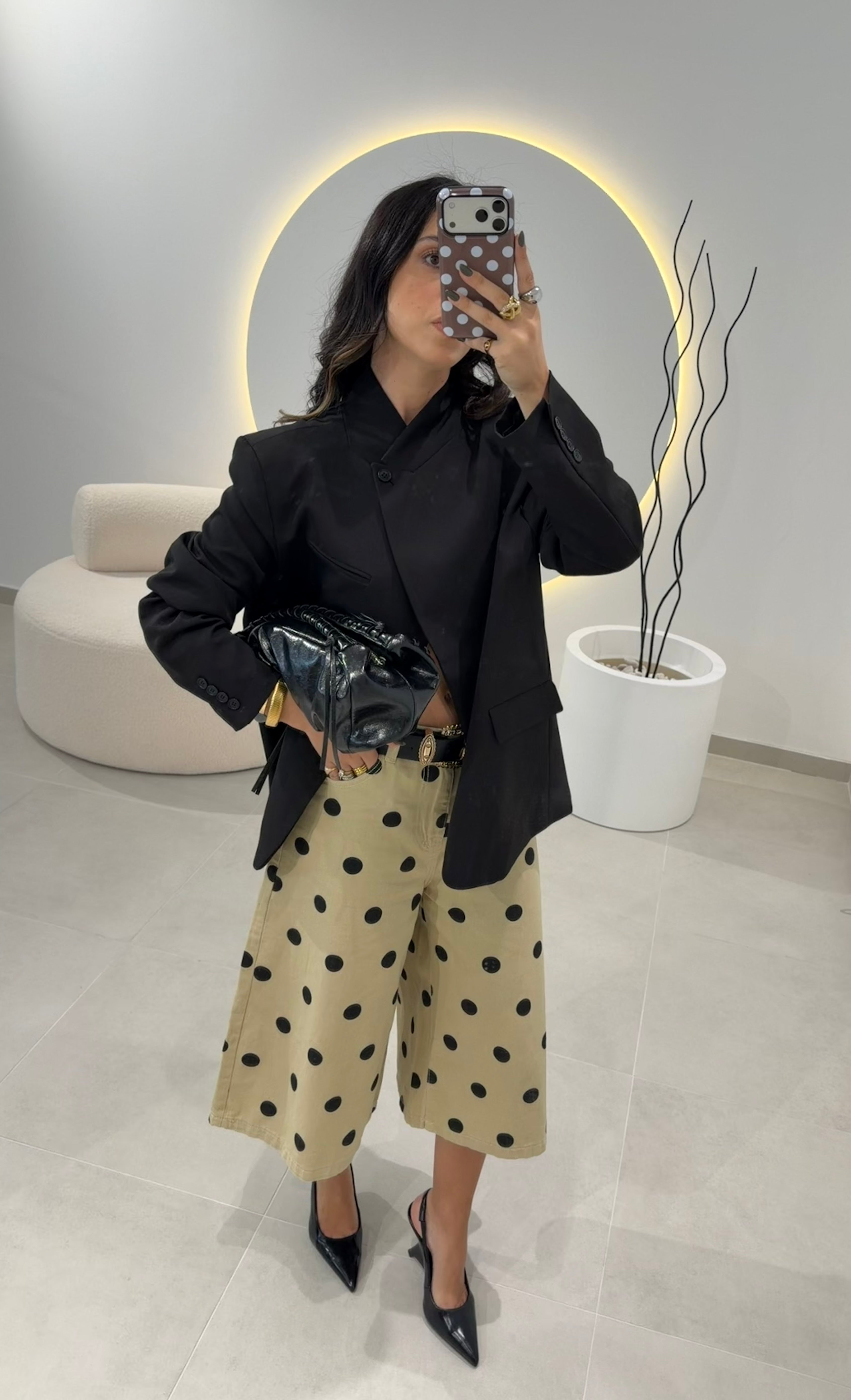 Asymmetrical Black Blazer
