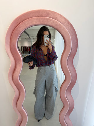 Grey Cargo Sweatpants
