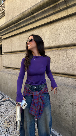 PRE ORDER- Purple Cashmere Sweater - Shipping from 10/11