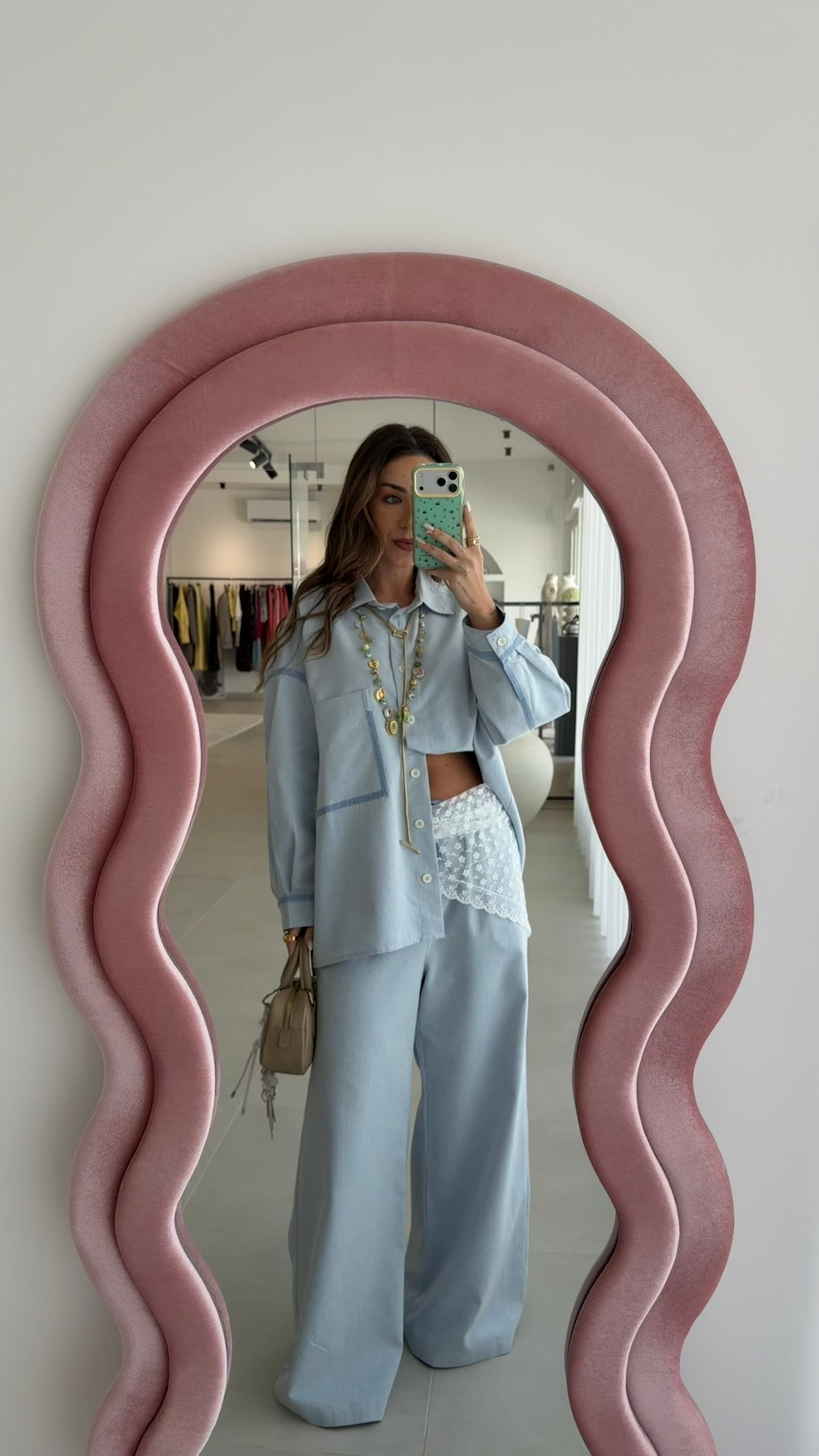 Light Denim Set Oversize