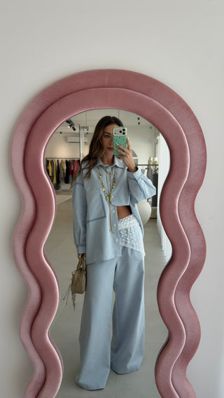 Light Denim Set Oversize