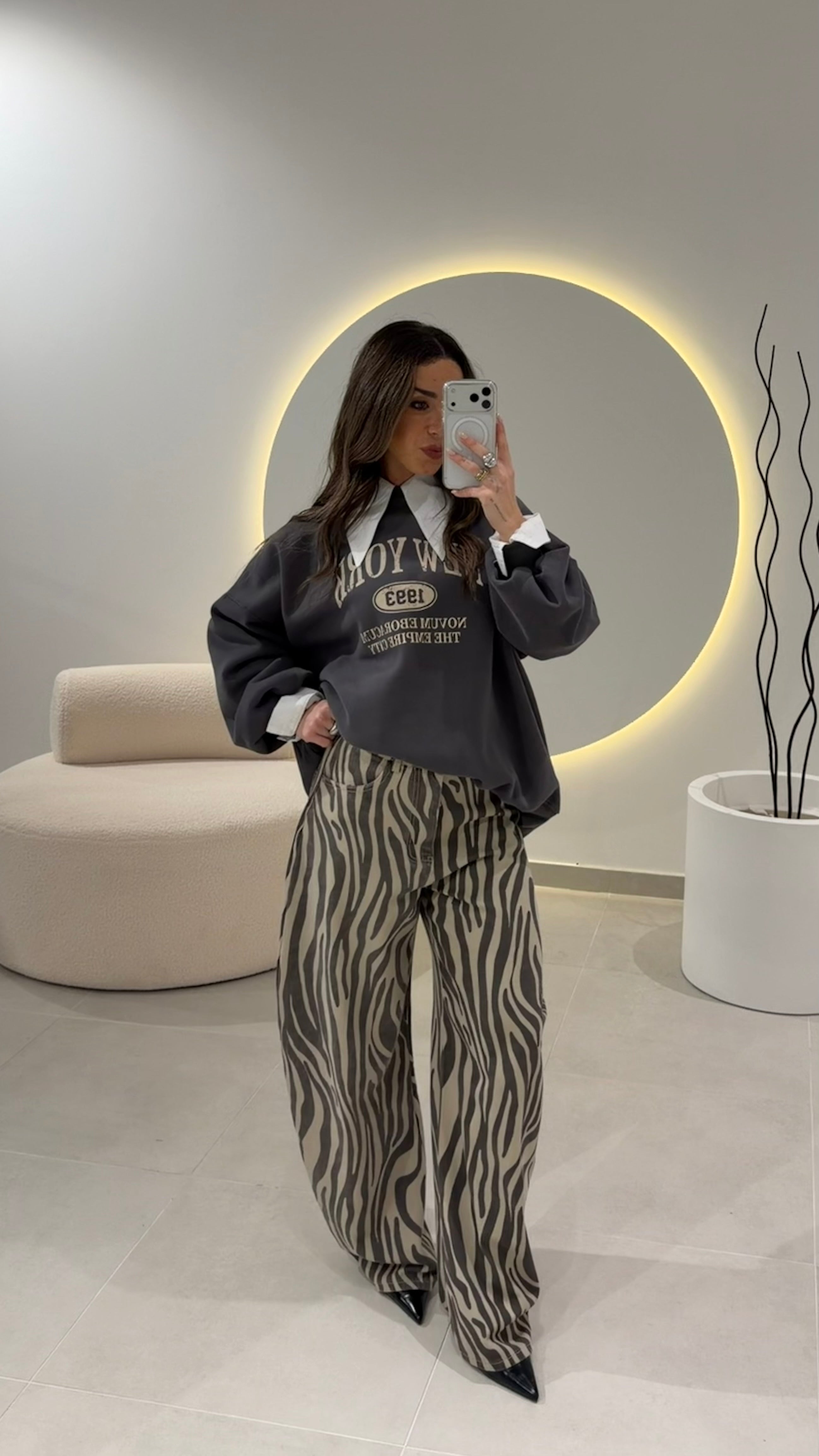 Zebra Balloon Jeans