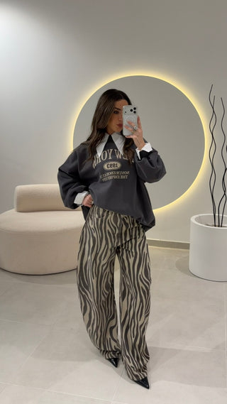 Zebra Balloon Jeans