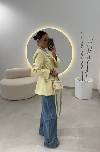 Blazer Basic Amarelo Manteiga