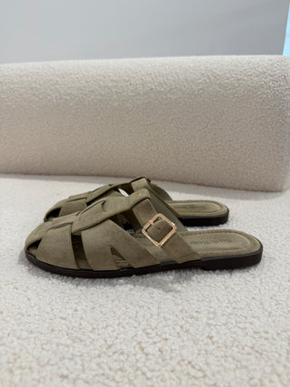Strappy Beige Sandals