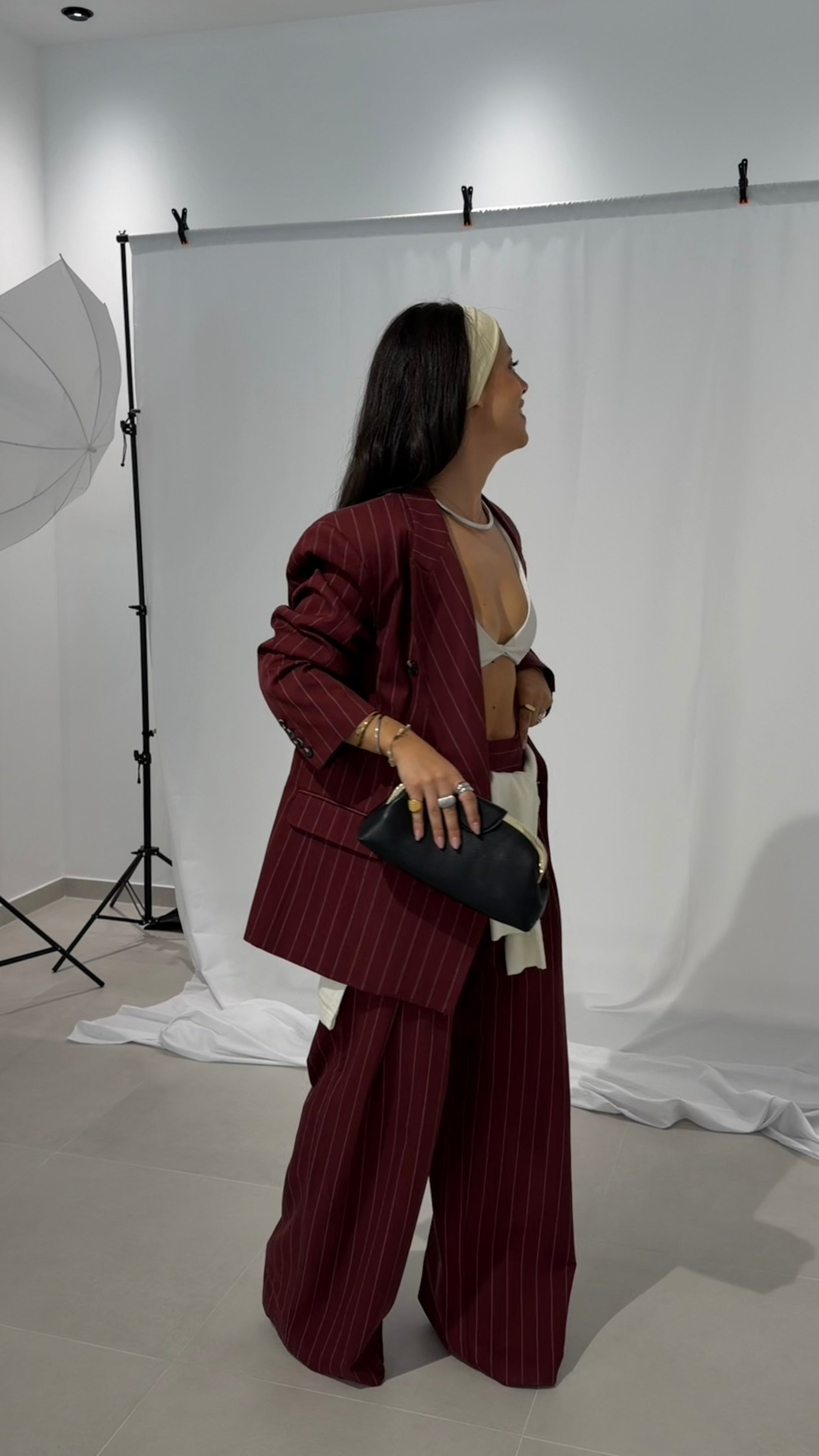 Burgundy Blazer Lumina