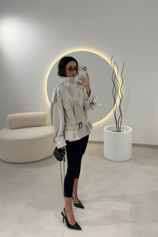 Stone Mid Lenght Trench