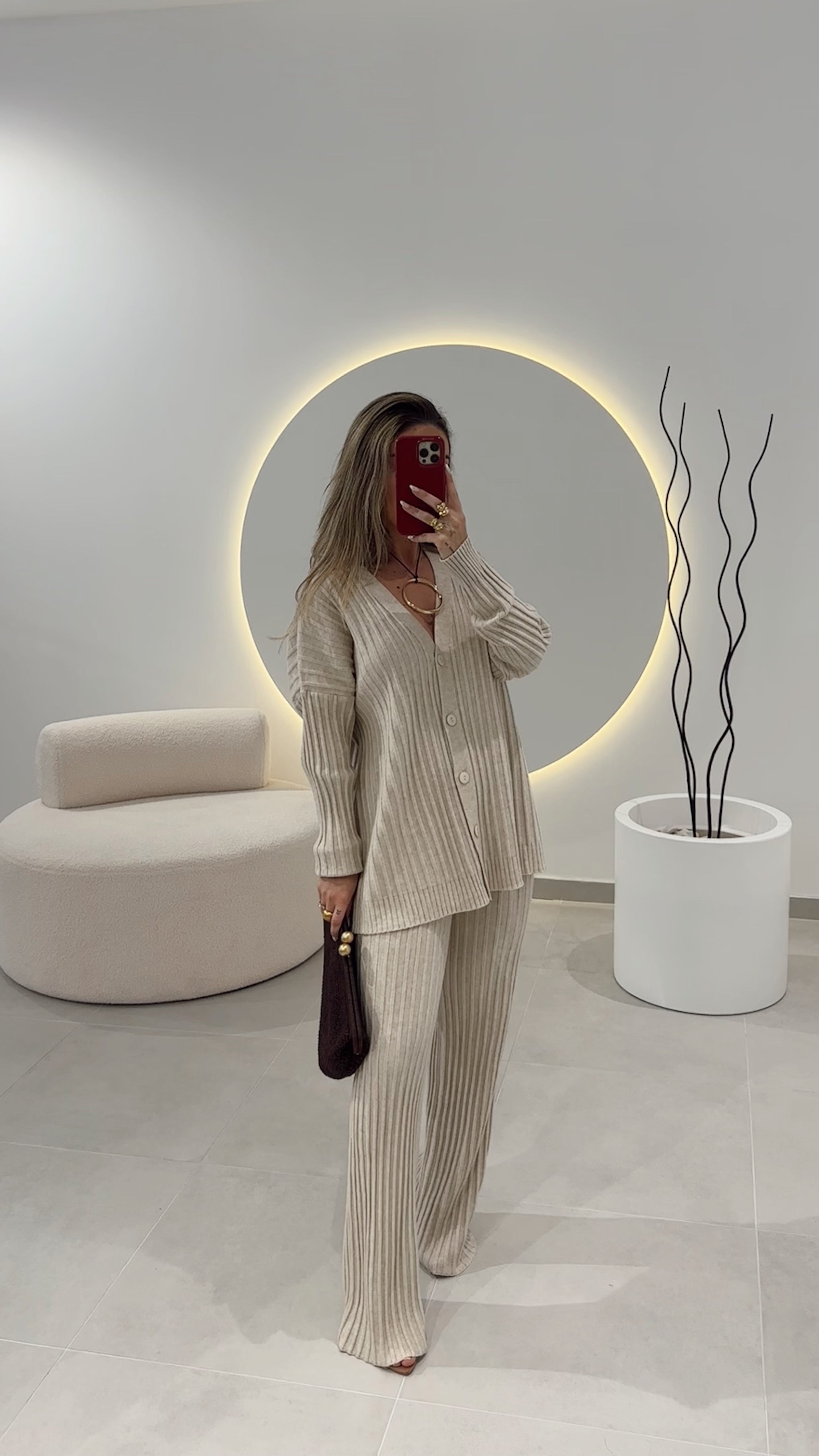 Soft Knit Beige Set