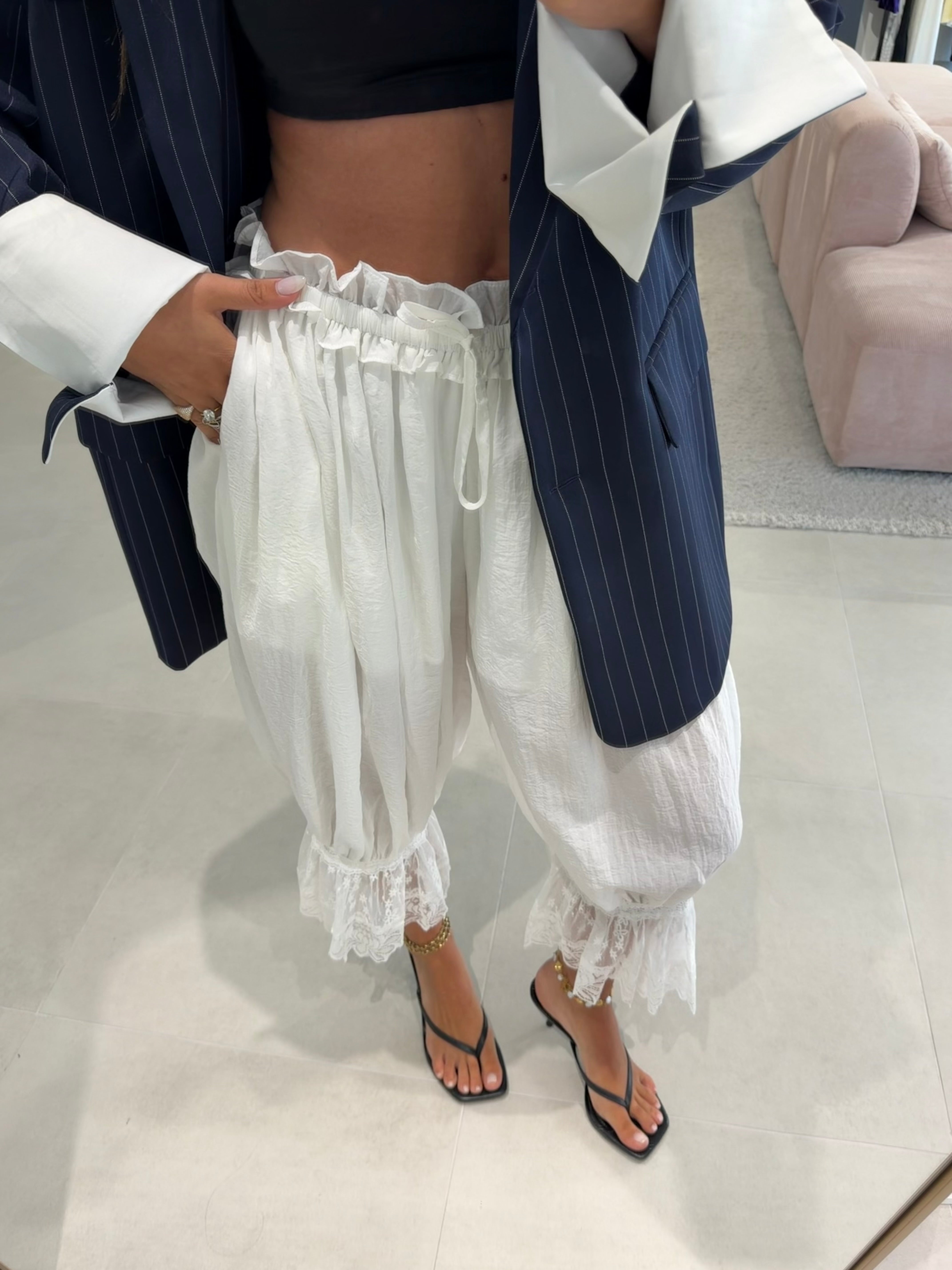 Lace Balloon Pants