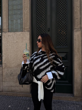 Zebra Oversized Knit