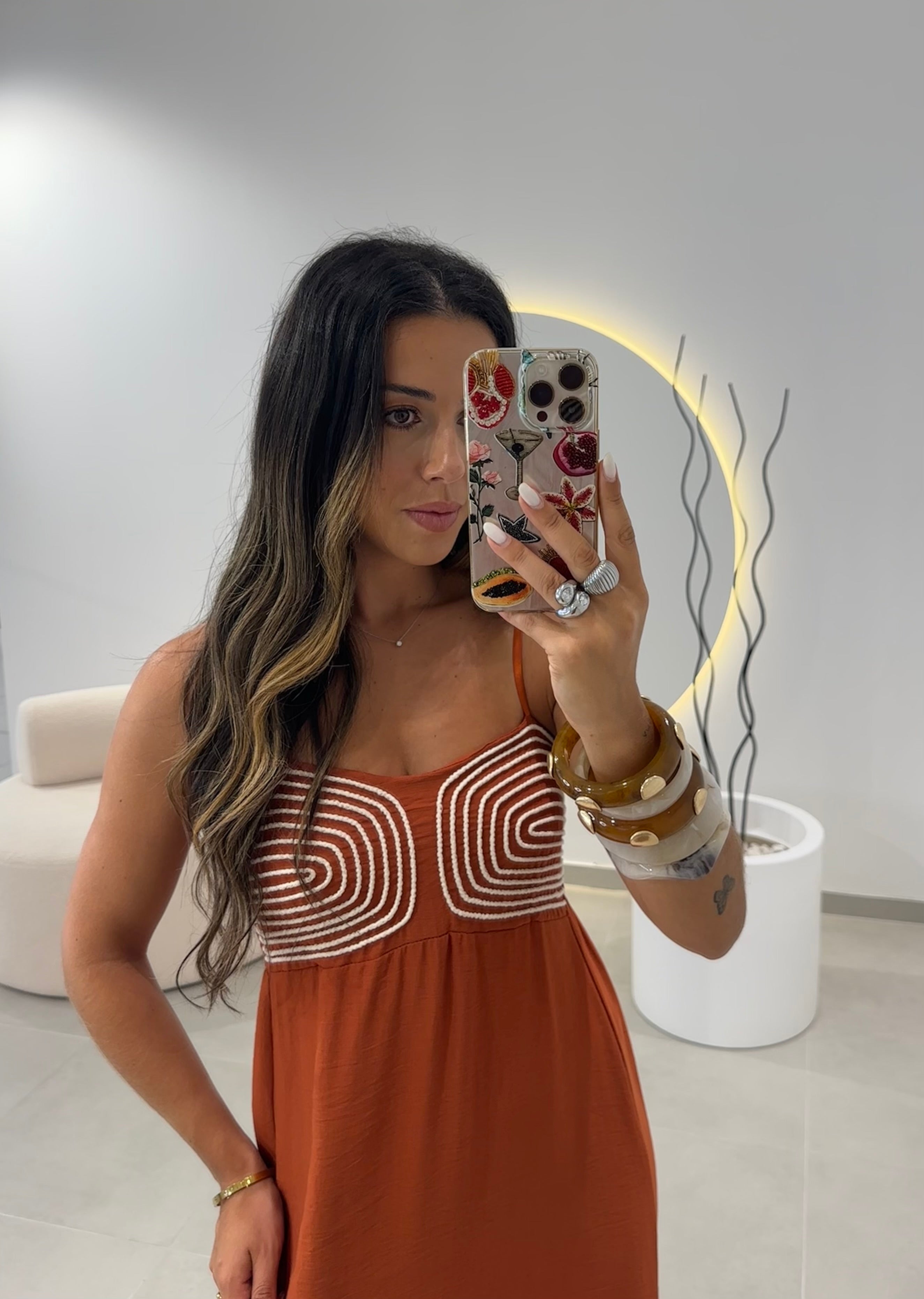 Terracotta Dress