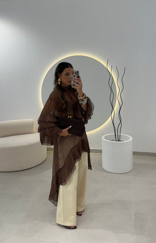 Brown Boho Dress