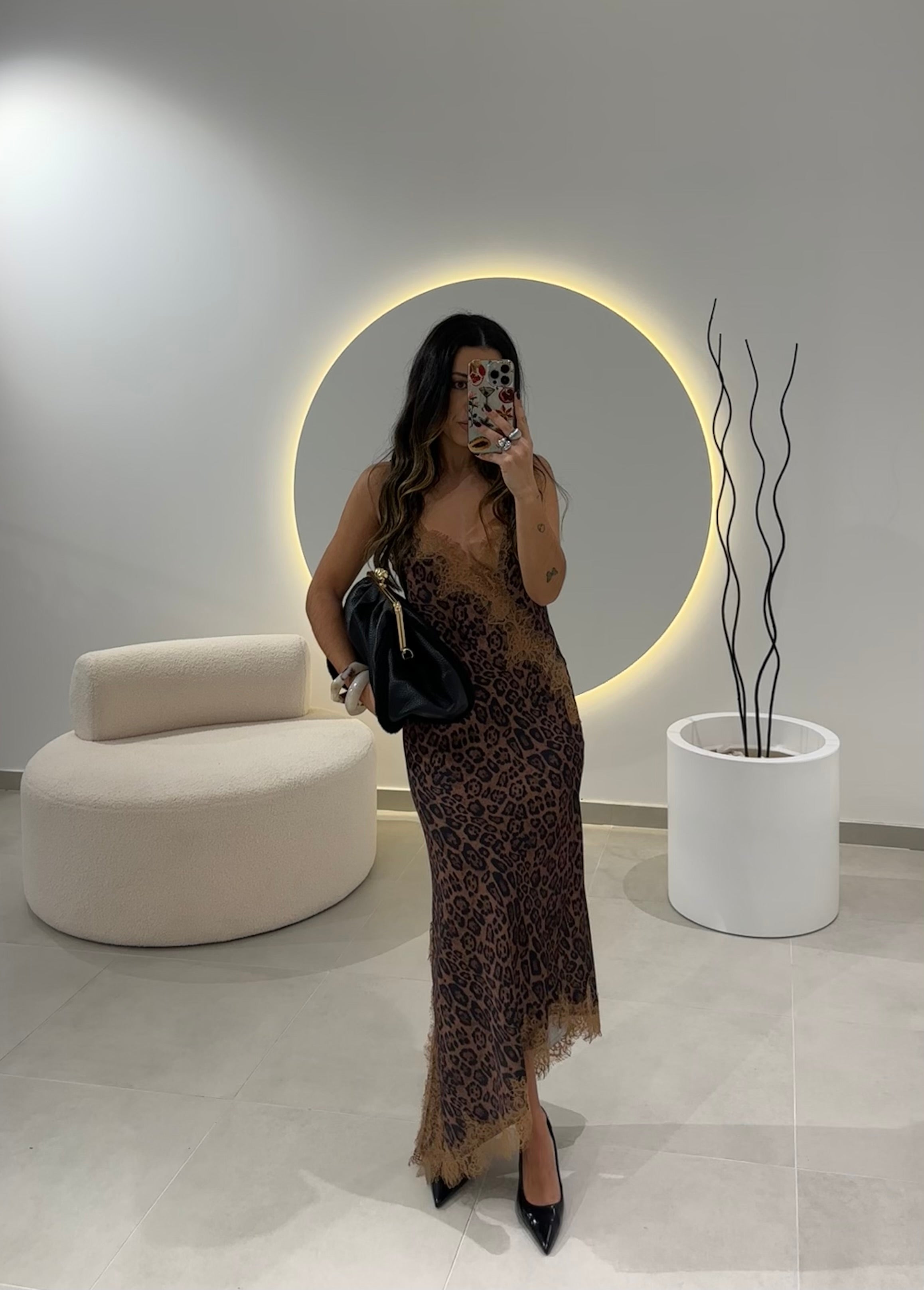 Leopard Asymmetric Dress