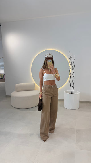 Camel Cargo Jeans