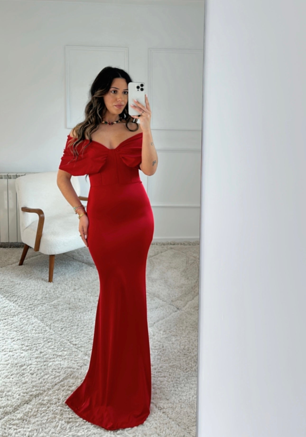 Vestido Cerimónia Vermelho