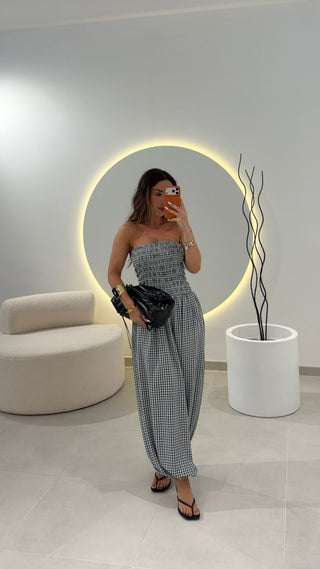 Vichy Black Jumpsuit
