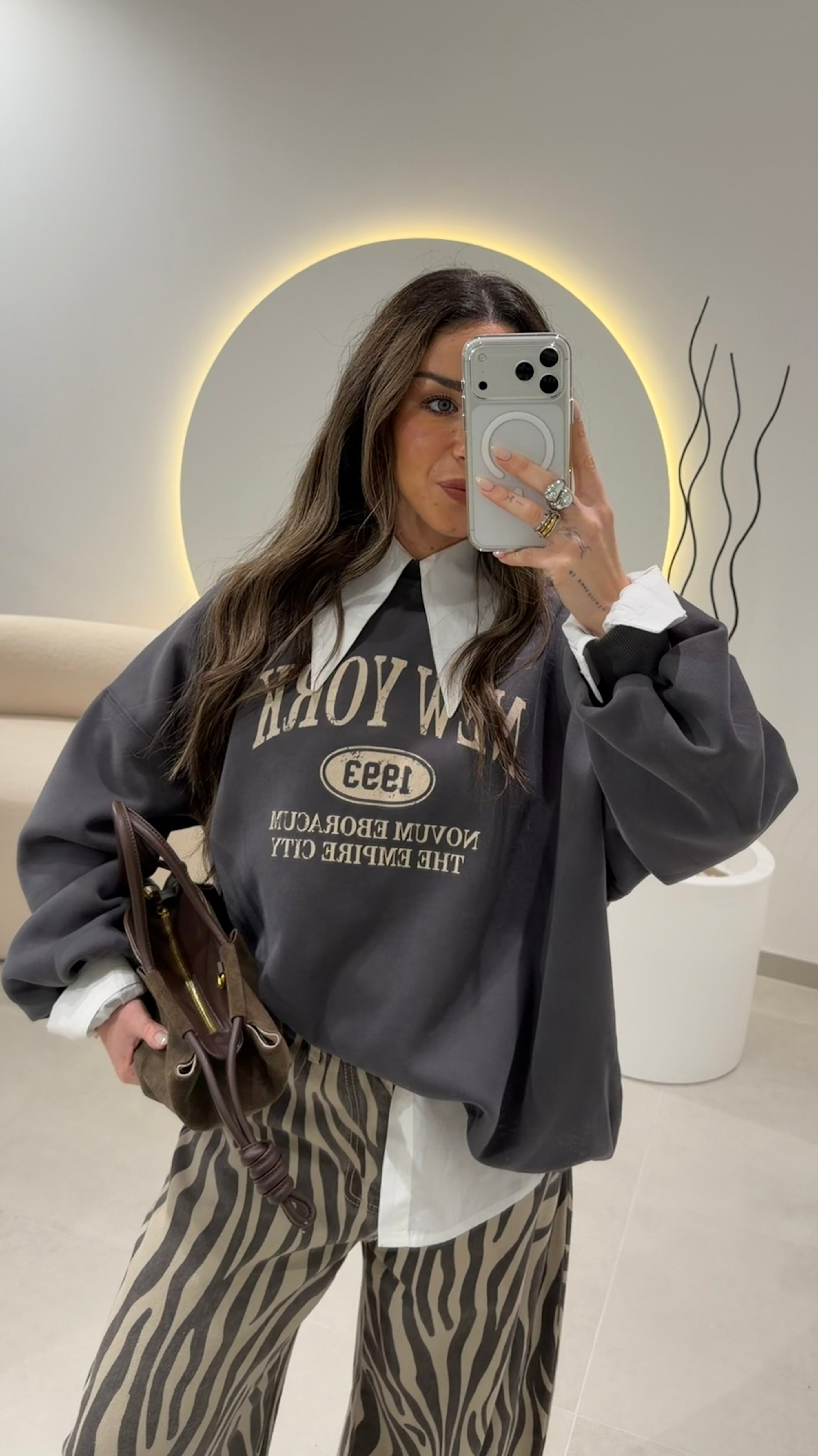 Grey Oversize Sweater