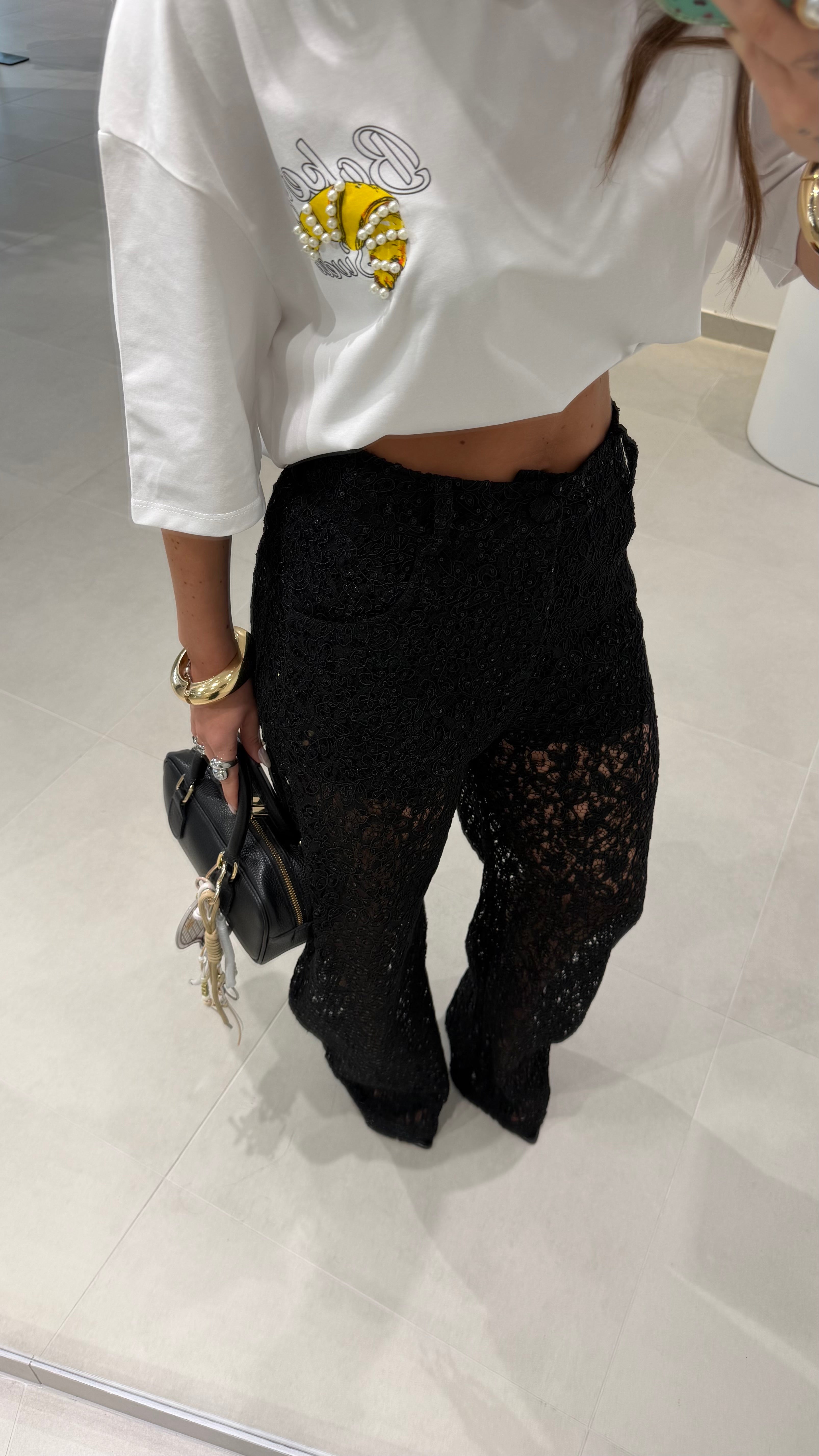 Lace and Sequins Pants LUMINA