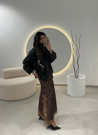 Leopard Asymmetric Dress