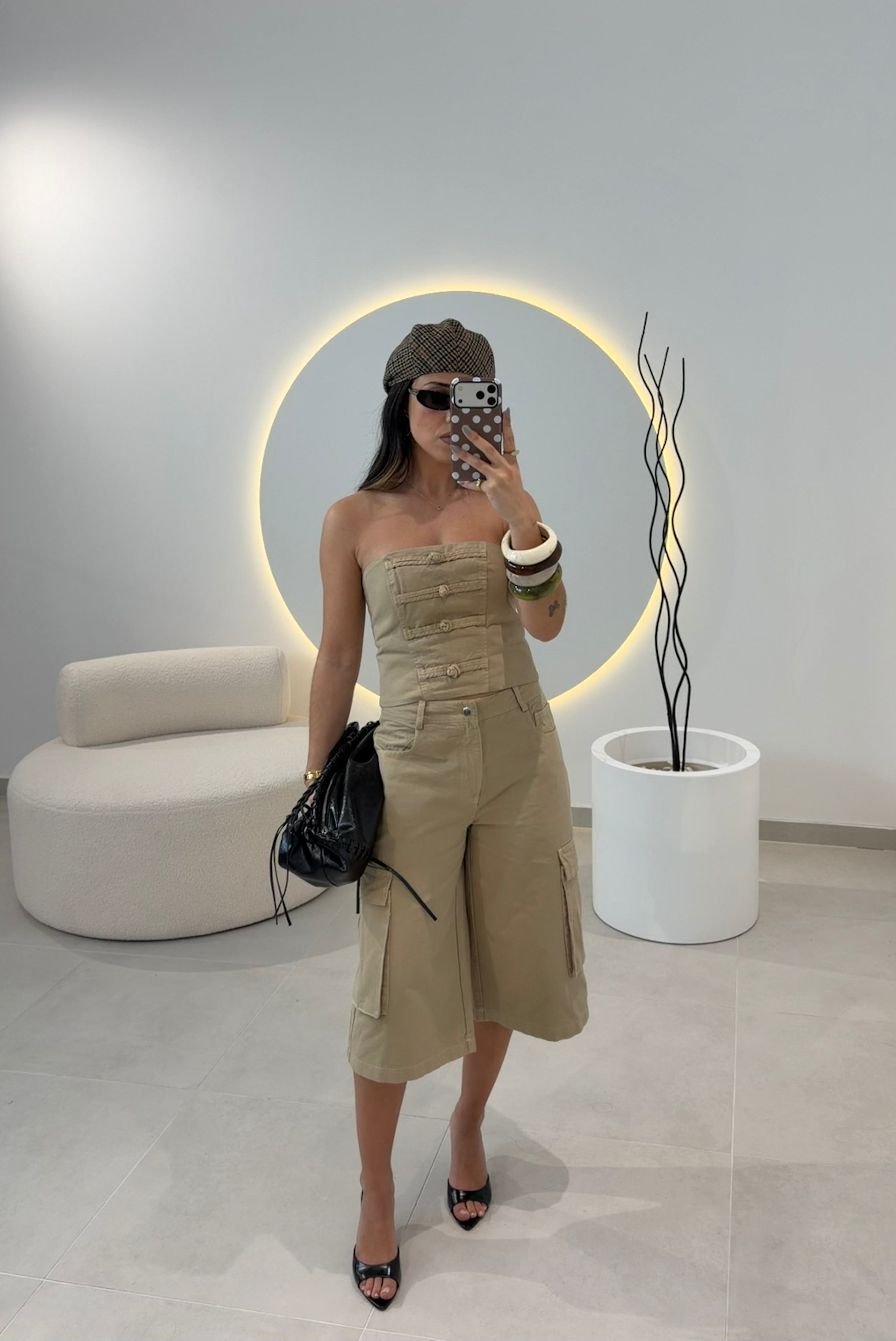 Camel Cargo Bermuda Lumina