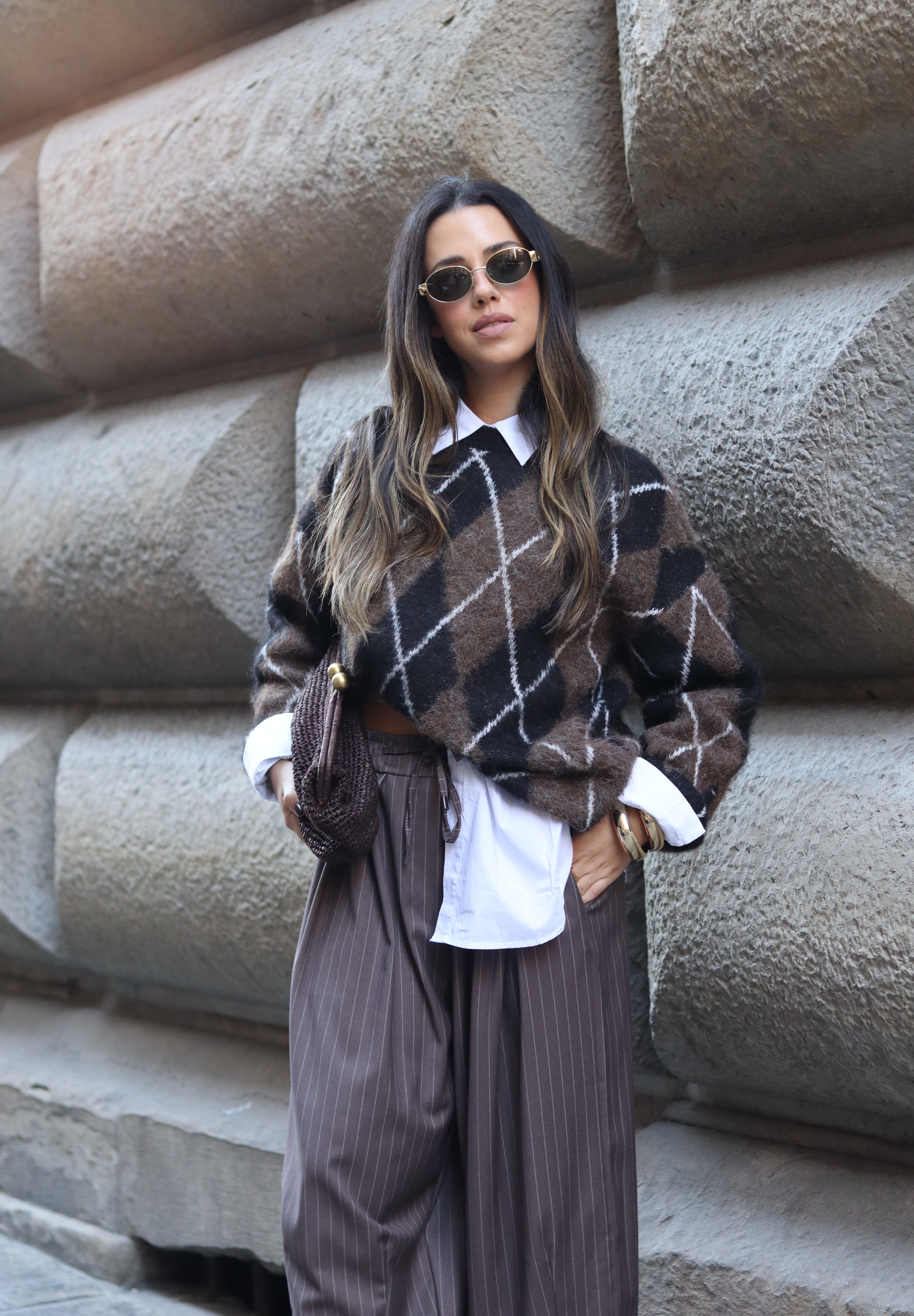 Geometric Knit Sweater