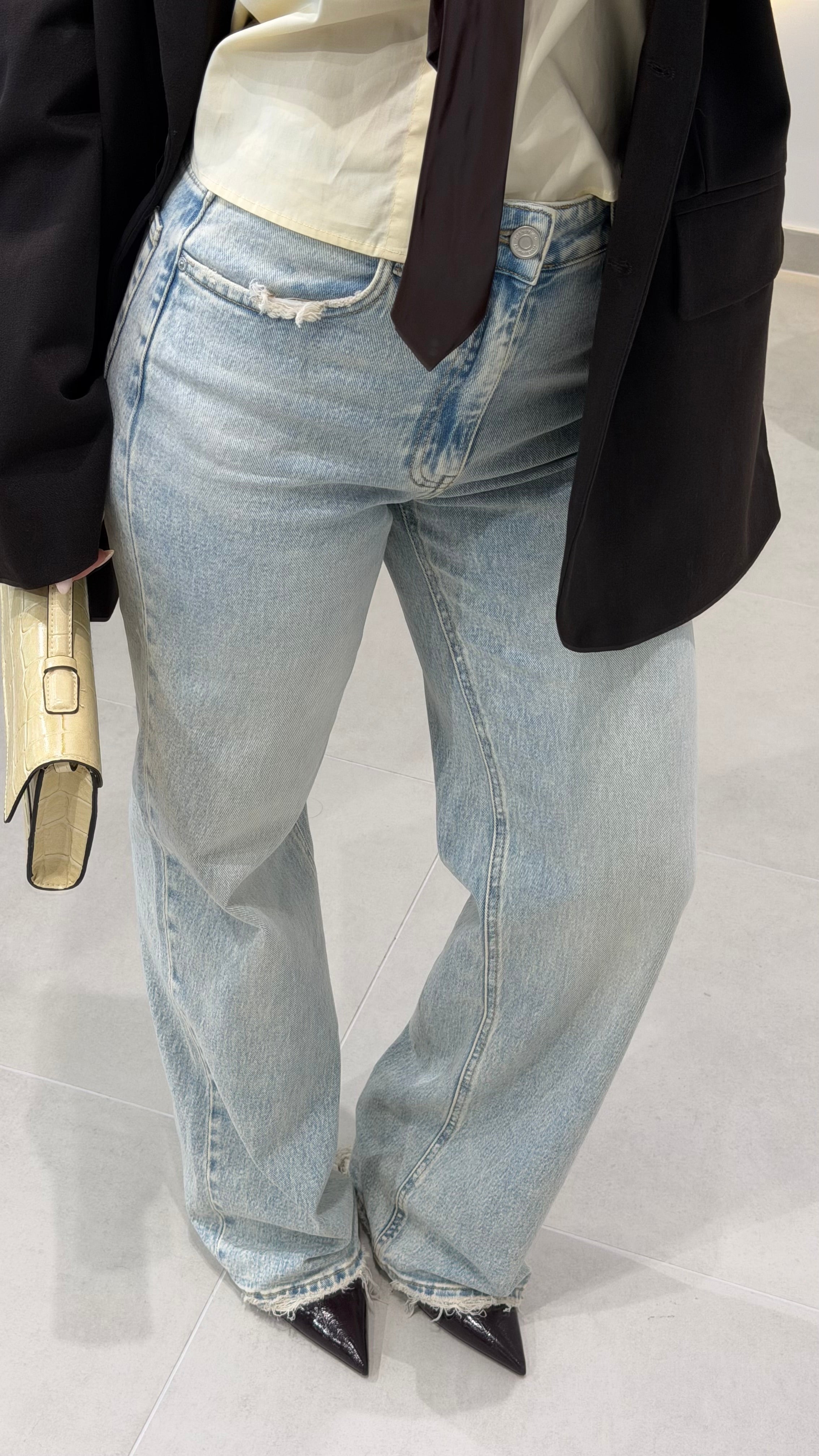 High Waisted Wide Leg Jeans