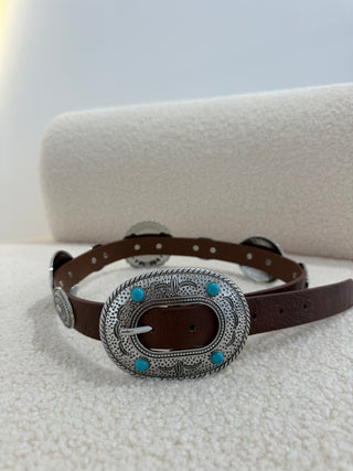 Boho Belt Turquoise Details