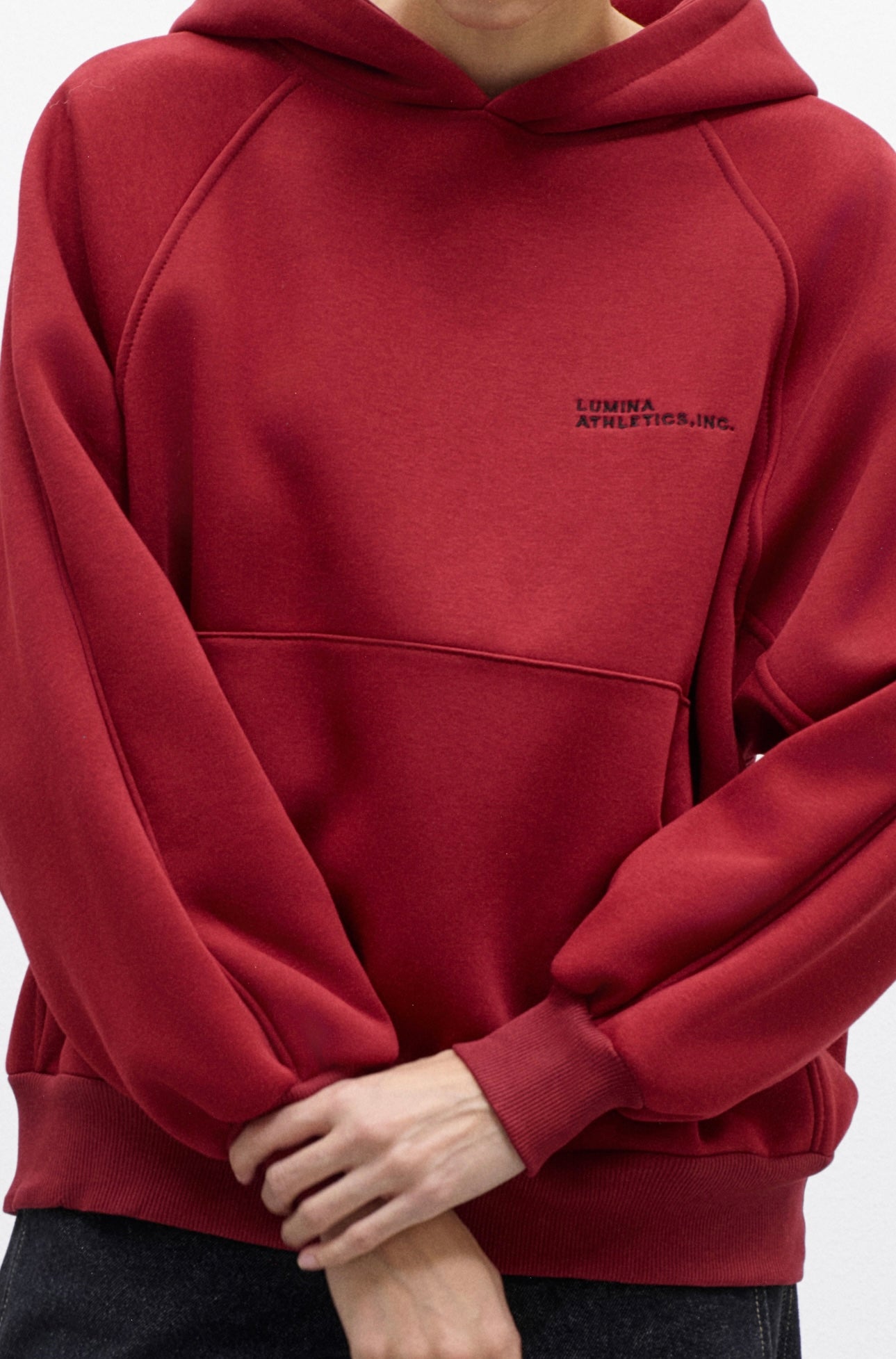 Hoodie Lumina Bordeaux