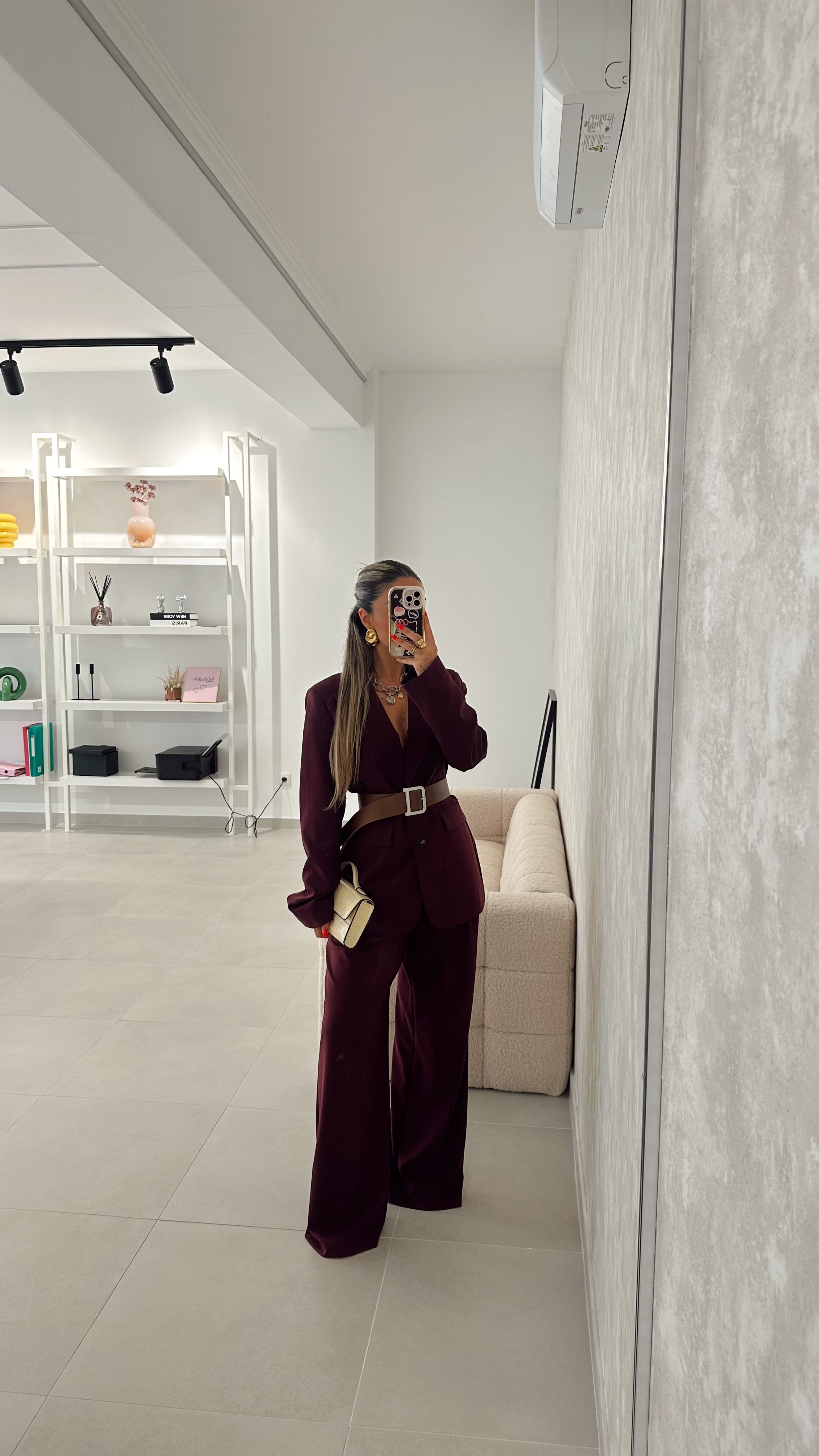 Blazer Bordeaux LUMINA